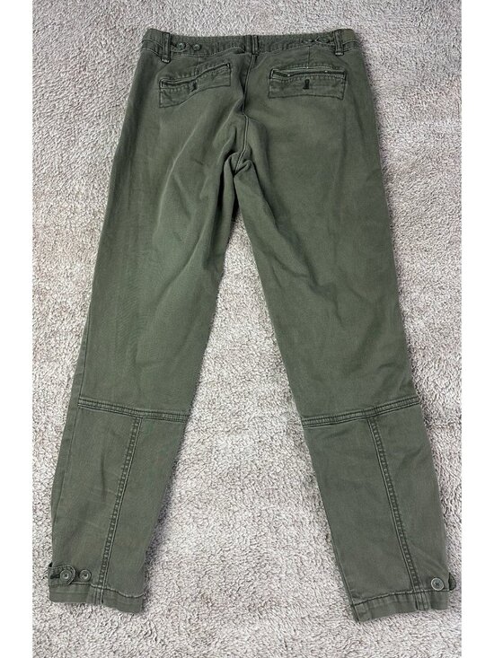 Pilcro Anthropologie Hyphen Jeans Moss Olive Green Casual Pants Women's 27 - Picture 3 of 14